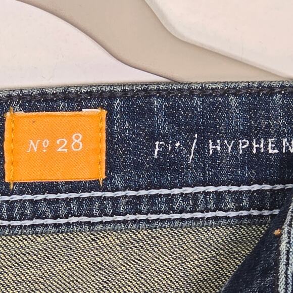 Pilcro And The Letterpress Hyphen Fit Women's Mid Rise Dark Wash Jeans Size 28 - Picture 7 of 13